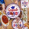 Graduation Party Supplies Kit Serves 50 - Graduation Party Red and Blue Class of 2026 Tableware Disposable Dinner Plates Dessert Plates and Napkins for Congrats Grad Party Decorations
